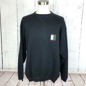 VTG 90s Tommy Hilfiger Mens Sweater Flag Box Logo